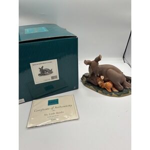 Disney WDCC BAMBI BAMBI AND MOTHER MY LITTLE BAMBI 1204799 COA 4285